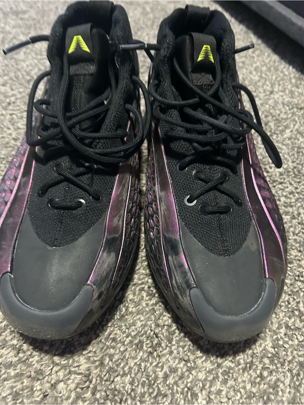 Adidas Anthony Edwards Iridescent Purple Shoe